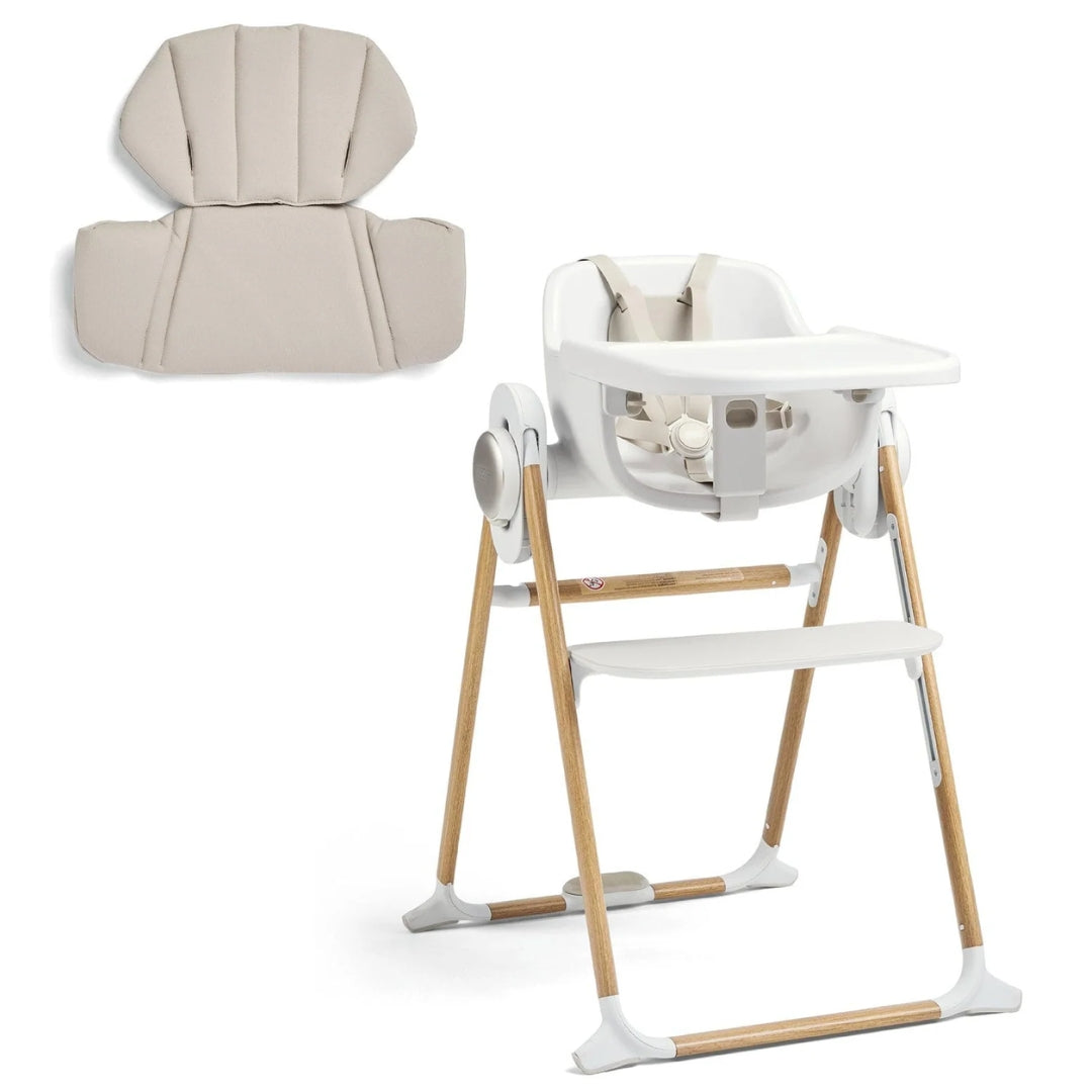 Mamas & Papas Eno Highchair and Cushion Bundle Cashmere