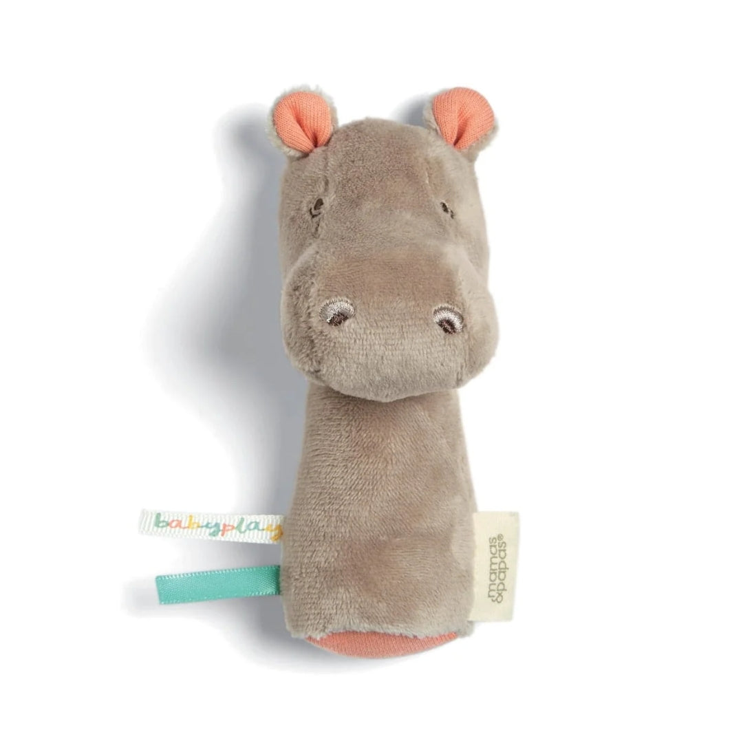 Mamas & Papas Babyplay Mini Rattle Henry Hippo