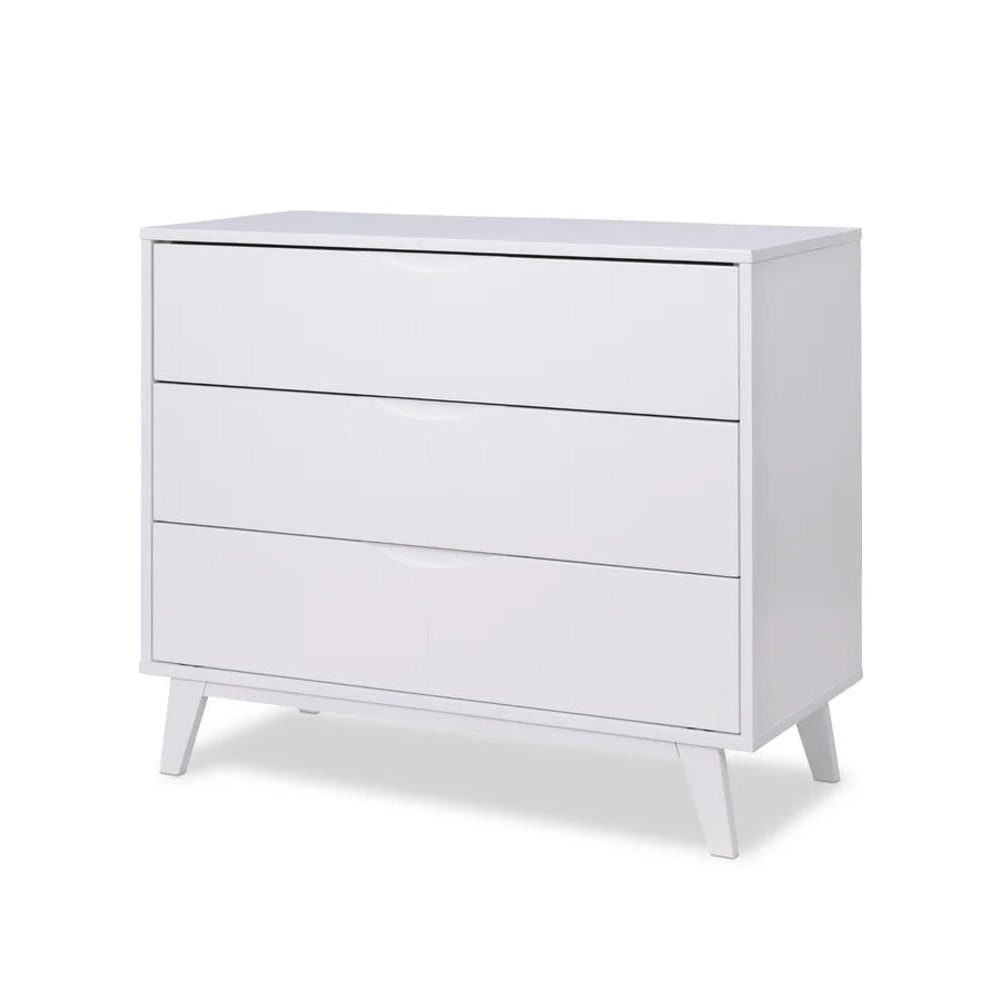 White dresser three drawers
