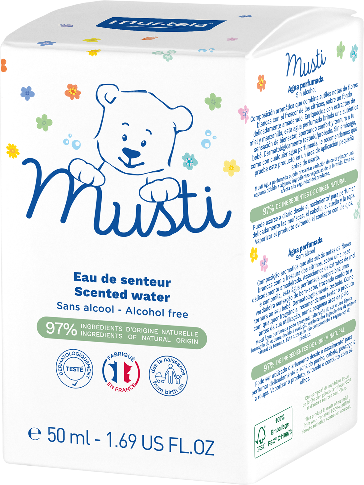 Mustela Musti Scented Water 50ml