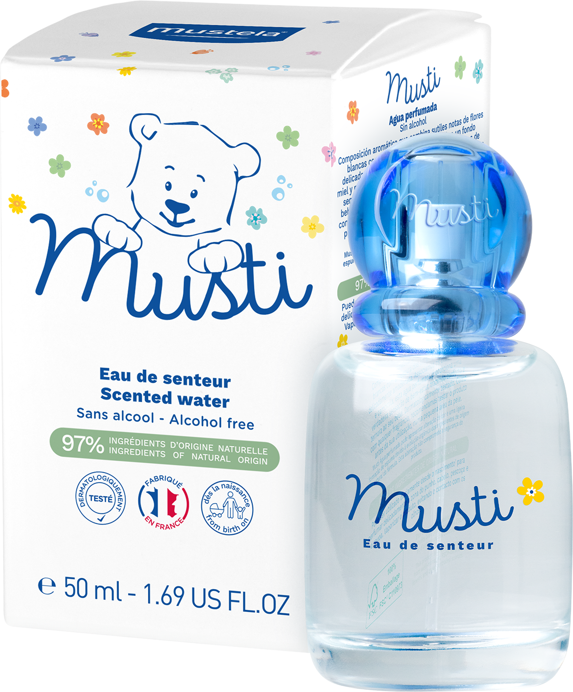 Mustela Musti Scented Water 50ml
