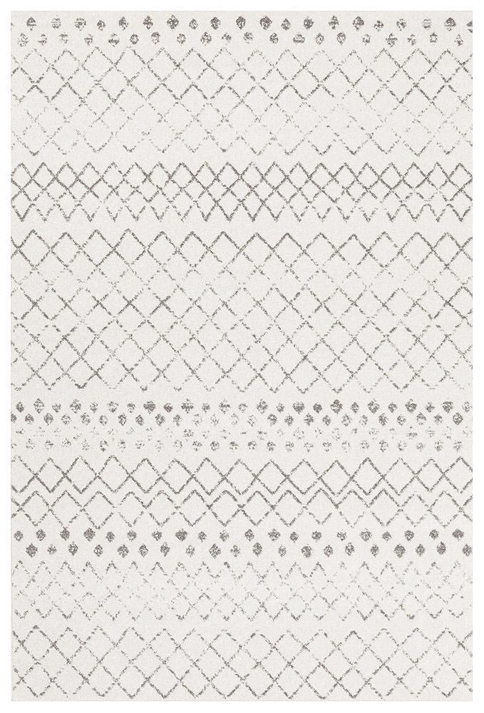 Sybaki Delilah White Rectangular Rug