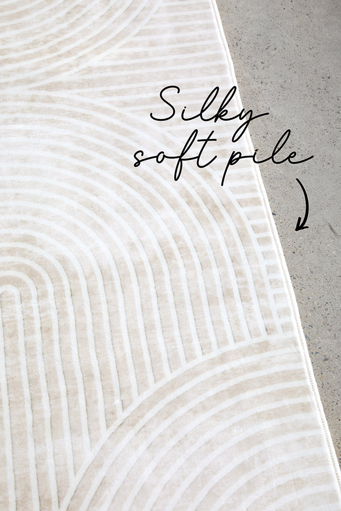 Sybaki Everly Lee Natural Washable Rug