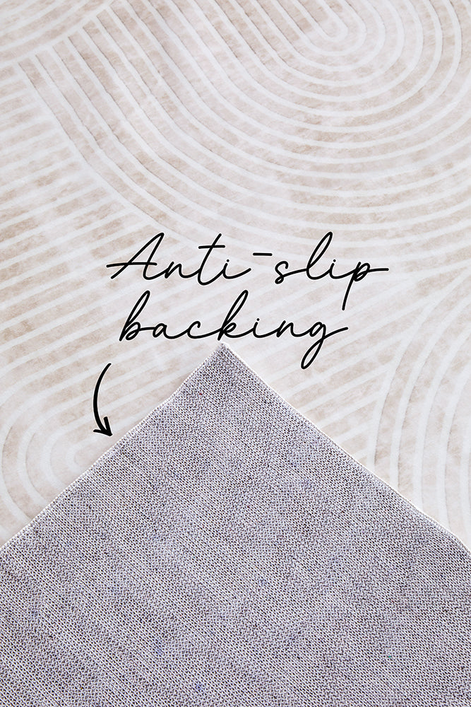 Sybaki Everly Lee Natural Washable Rug