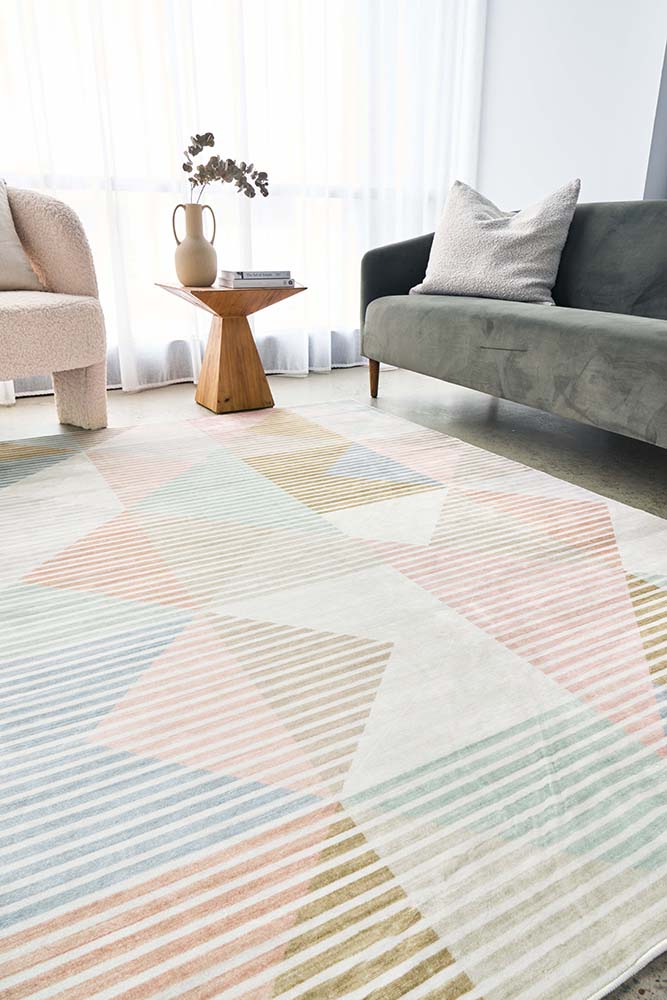 Sybaki Everly Geo Pastel Rug