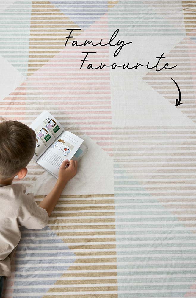 Sybaki Everly Geo Pastel Rug