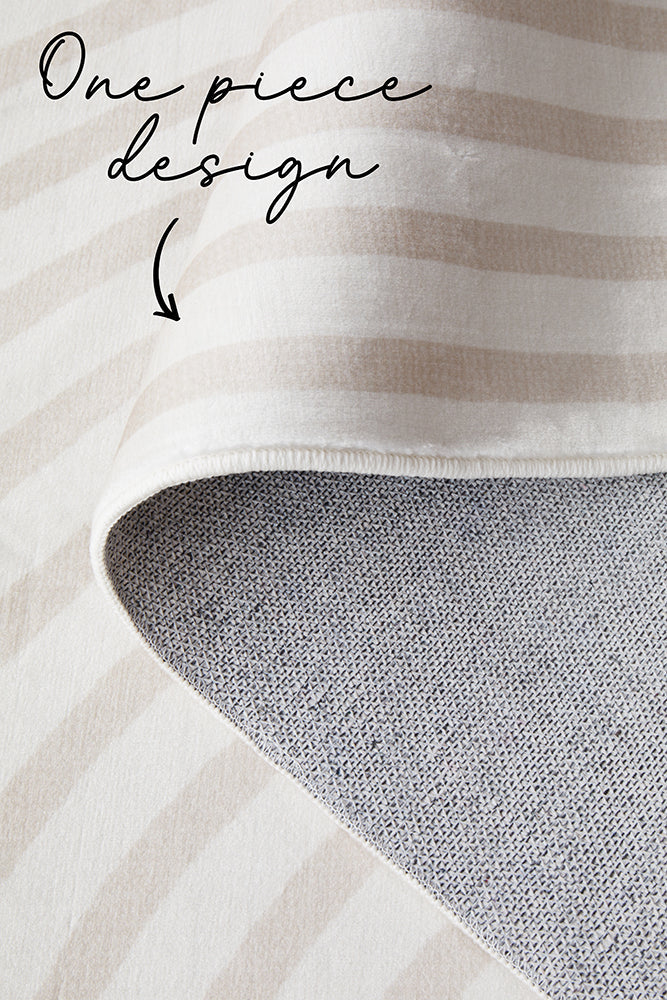 Sybaki Everly Curl Natural Washable Rug