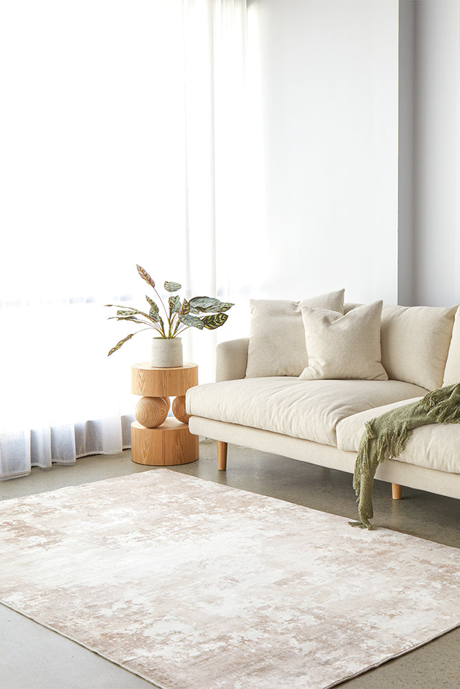 Sybaki Everly Maddie Natural Washable Rug