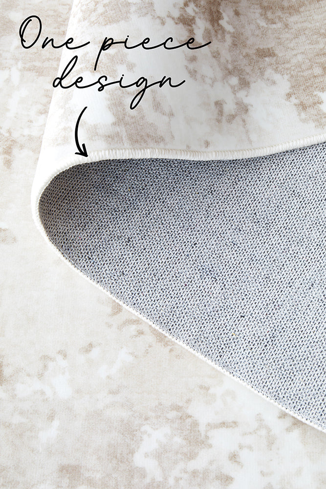 Sybaki Everly Maddie Natural Washable Rug