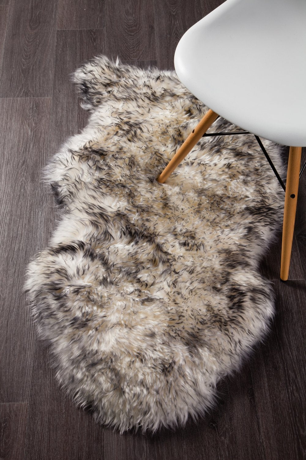 Sybaki Natural New Zealand Sheep Skin Rug Ombre 105x70cm