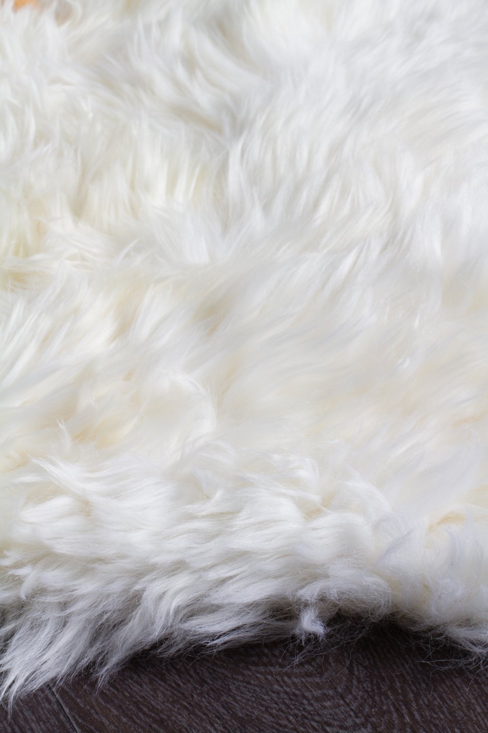 Sybaki Natural New Zealand Sheep Skin Rug White 105x70cm