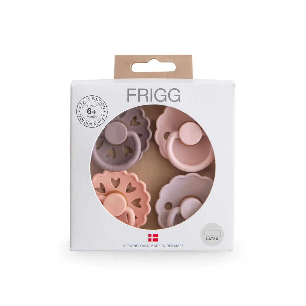 Frigg 4 Pack Latex Pacifiers