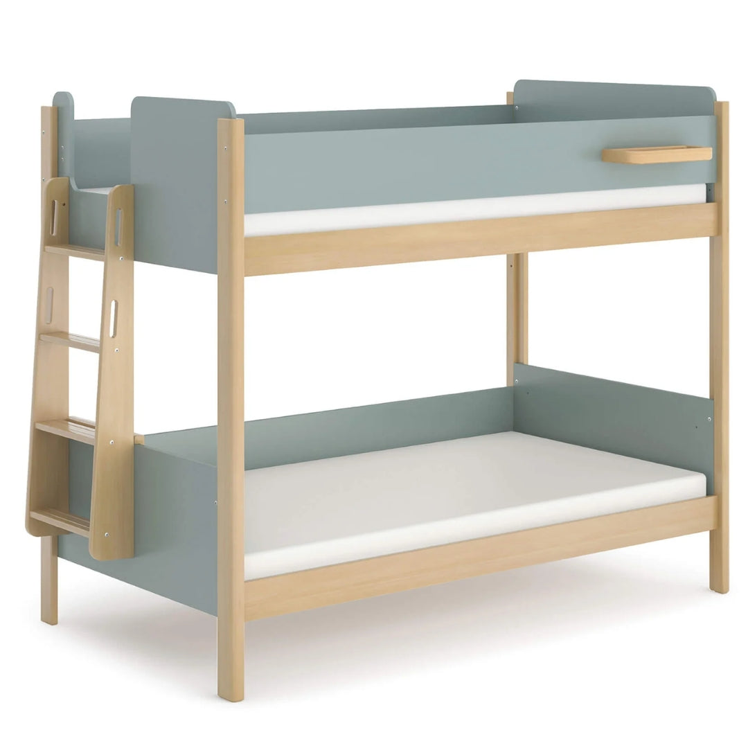 Boori Kids Natty King Single Bunk Bed with Ladder V24 Blueberry / Almond
