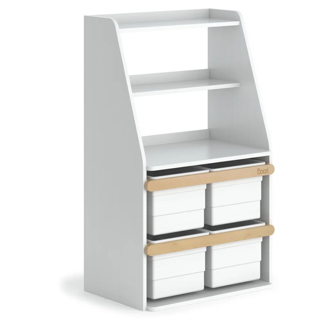 Boori Kids Tidy Integrated Storage Unit V26 Barley White / Almond