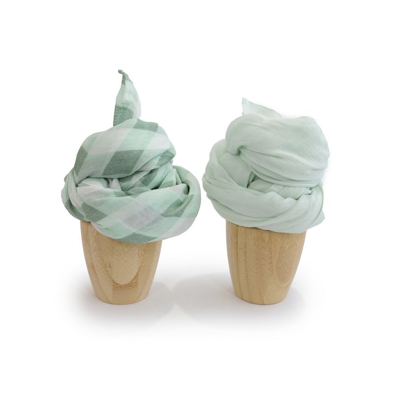 Bubba Blue Sundae Muslin Wraps 2pk