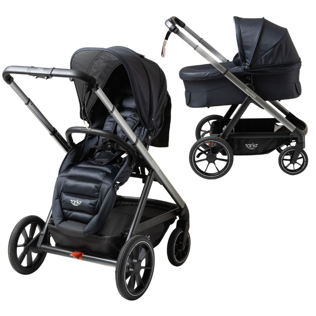 Valco Baby Ark Stroller with Bassinet and Matching Caddy