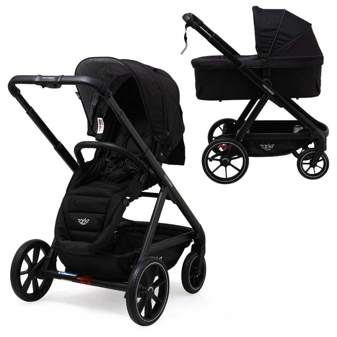 Valco Baby Ark Stroller with Bassinet and Matching Caddy
