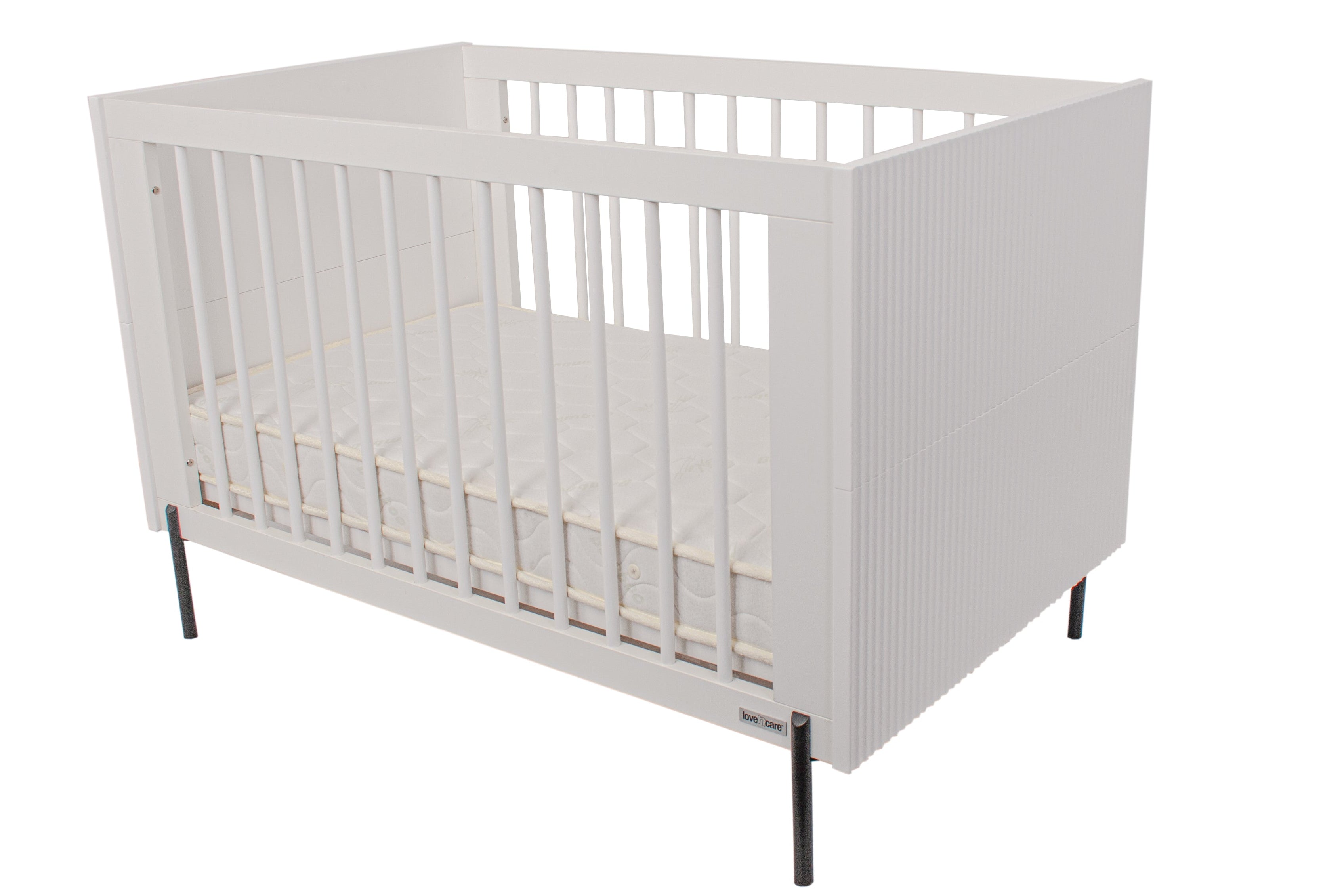 Love N Care Waves Cot White