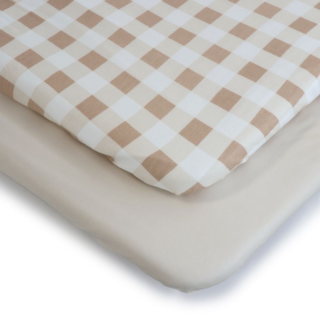 Bubba Blue Sundae Jersey Bedside Sleeper Fitted Sheets 2pk