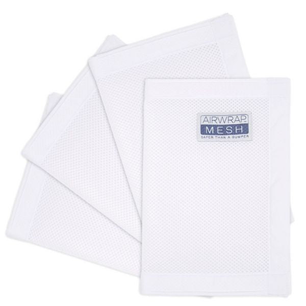 Airwrap Cot Liner Mesh 4 Sides White