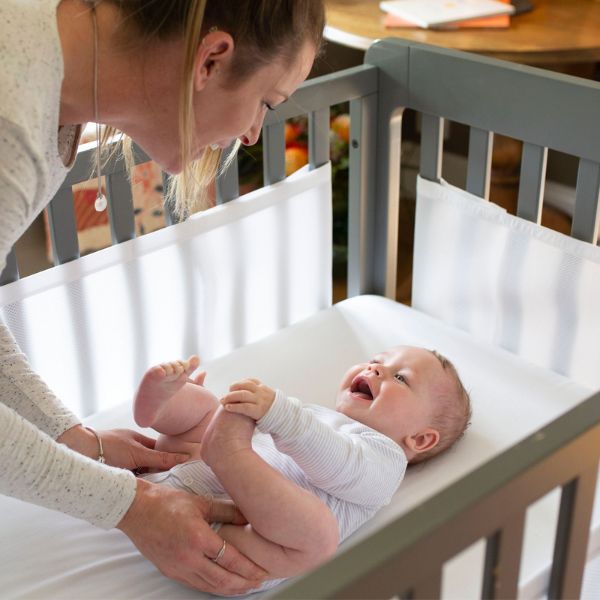 Airwrap Cot Liner Mesh 4 Sides White