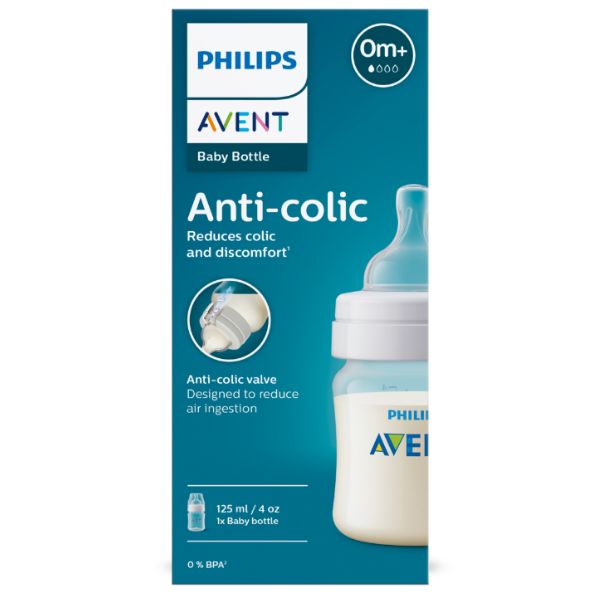Avent Anti-Colic Baby Bottle 125ml 1pk