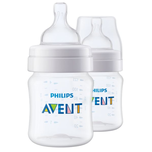 Avent Anti-Colic Baby Bottles 125ml 2pk