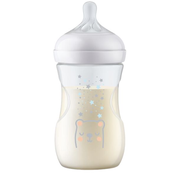 Avent Natural Response Bottle with AirFree Vent 260ml 1pk Bear