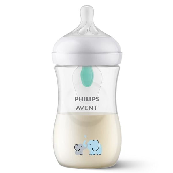 Avent Natural Response Bottle with AirFree Vent 260ml 1pk Elephant