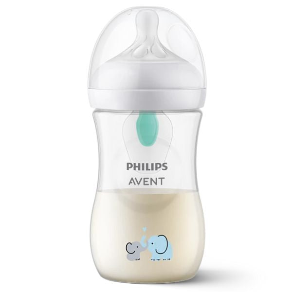 Avent Natural Response Bottle with AirFree Vent 260ml 1pk Elephant