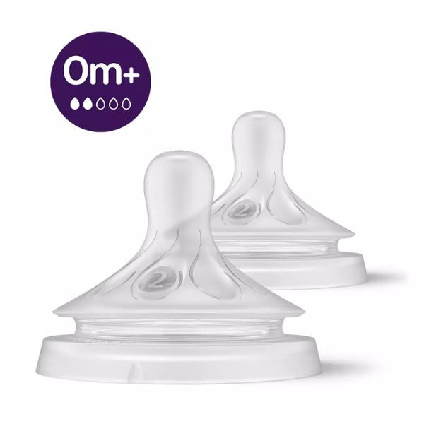 Avent Natural Response Teats NB+ Flow 2 2pk