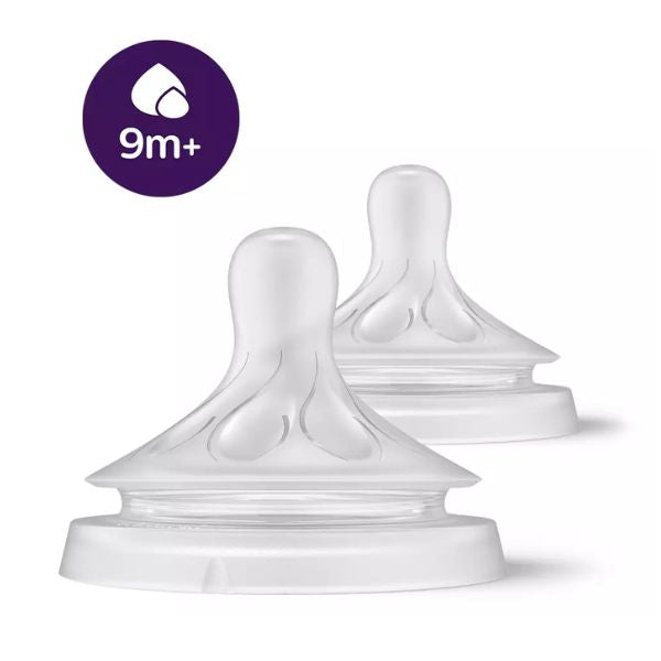 Avent Natural Response Teats 9m+ Flow 6 2pk