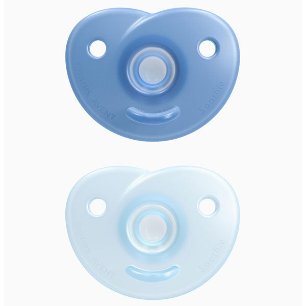 Avent Soothie 0-6m Blue 2pk