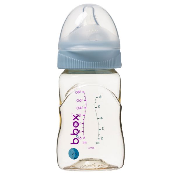 b.box Baby Bottle 180ml Lullaby Blue