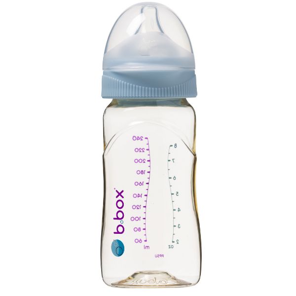 b.box Baby Bottle 240ml Lullaby Blue
