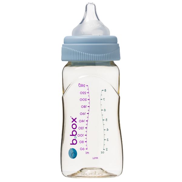 b.box Baby Bottle 240ml Lullaby Blue