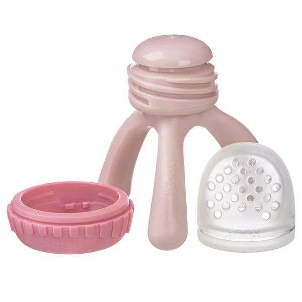 b.box Silicone Fresh Food Feeder Blush