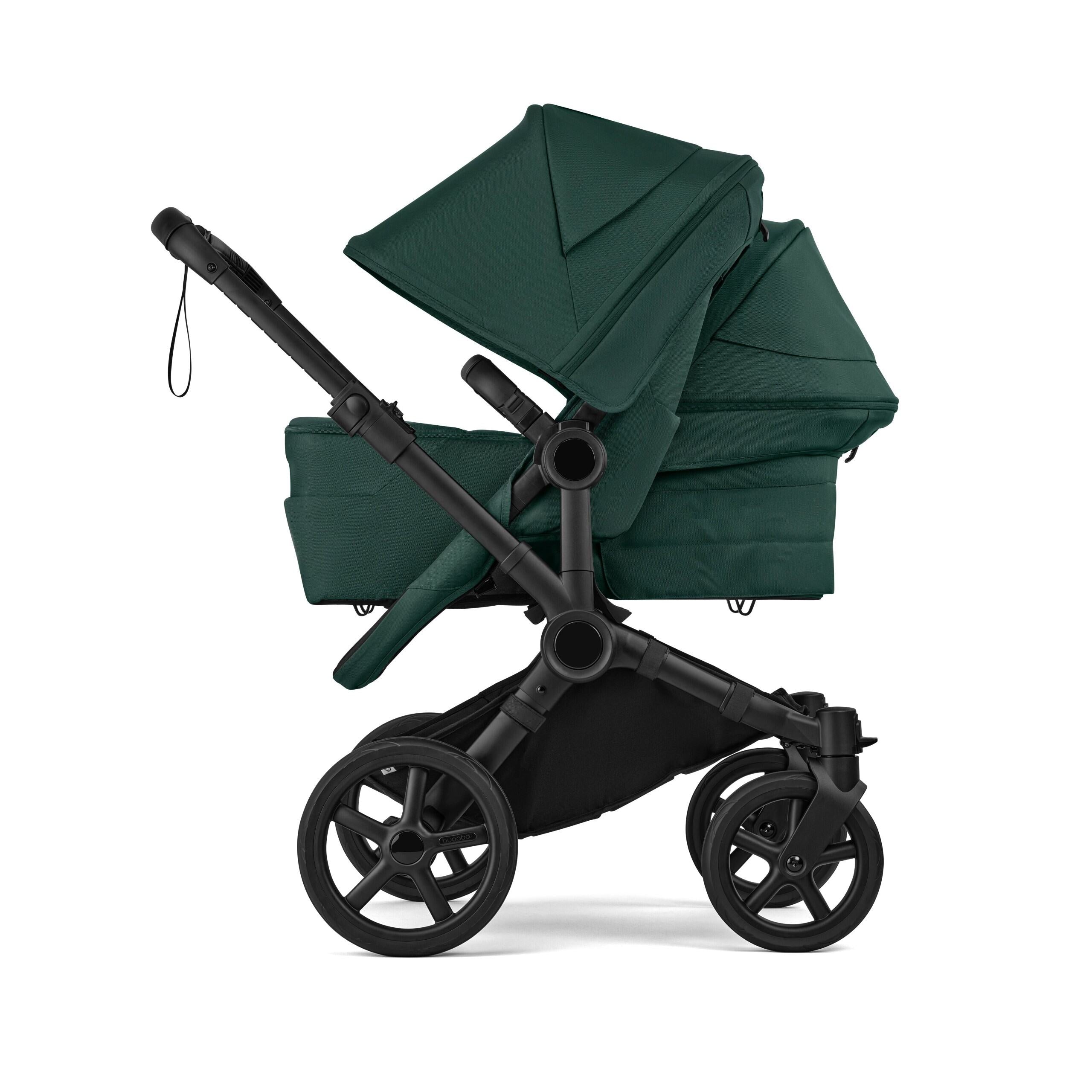 Bugaboo Donkey 6 Double Pram TRAVEL SYSTEM (includes Bugaboo Turtle car seat with base & adaptors)