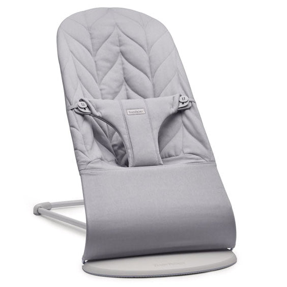 BabyBjorn Bouncer Bliss Woven Petal Quilt Light Grey