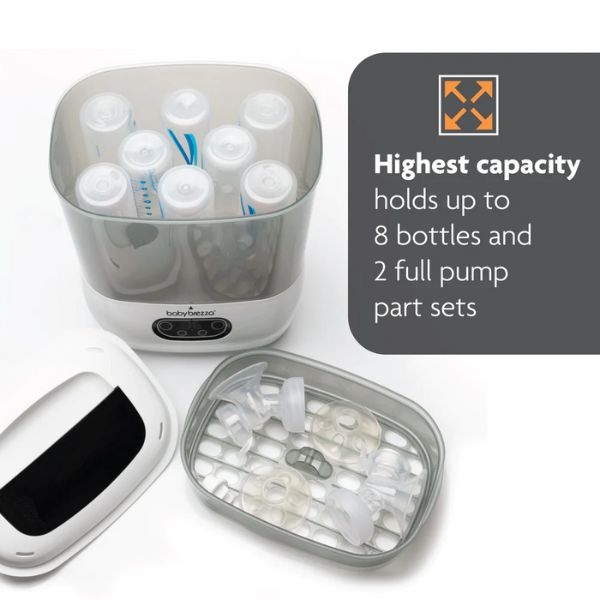 Baby Brezza Formula Pro Advanced Formula Dispenser + One Step Sterilizer Dryer Advanced Bundle