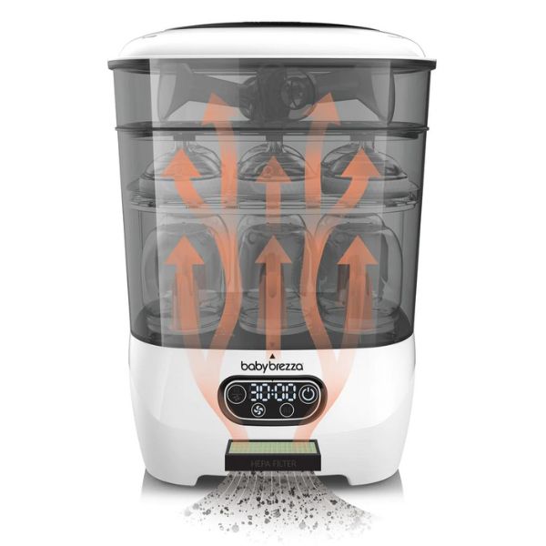 Baby Brezza Formula Pro Advanced Formula Dispenser + One Step Sterilizer Dryer Advanced Bundle