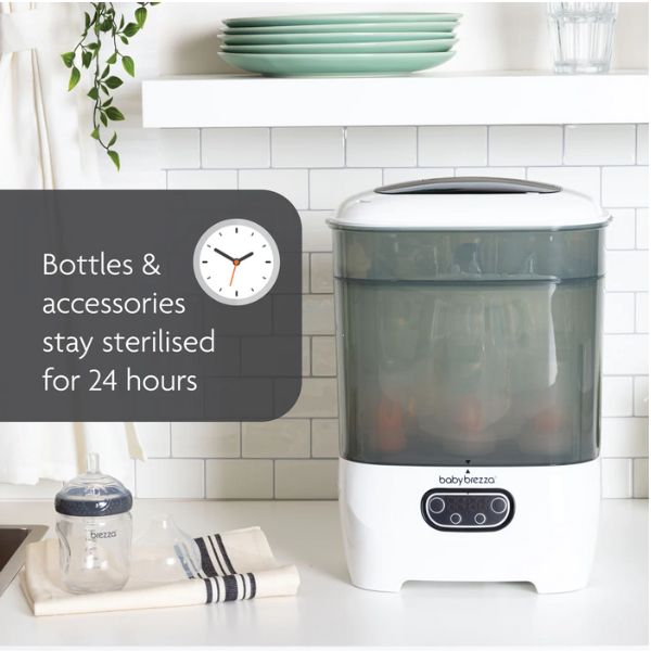 Baby Brezza Formula Pro Advanced Formula Dispenser + One Step Sterilizer Dryer Advanced Bundle