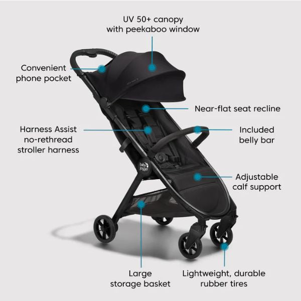 Baby Jogger City Tour2 Eco Premium Stroller Black