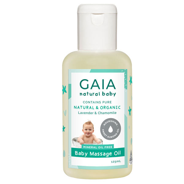 GAIA Natural Baby Massage Oil 125ml