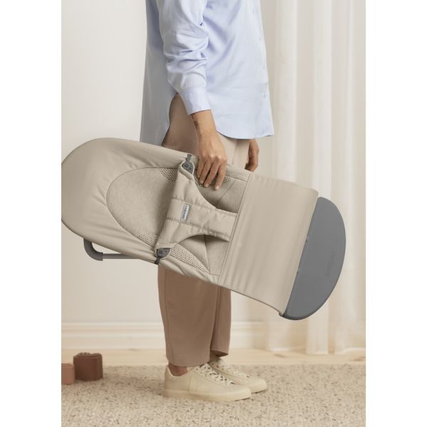 Babybjorn Bouncer Balance Soft Sand Grey Tri Fabric