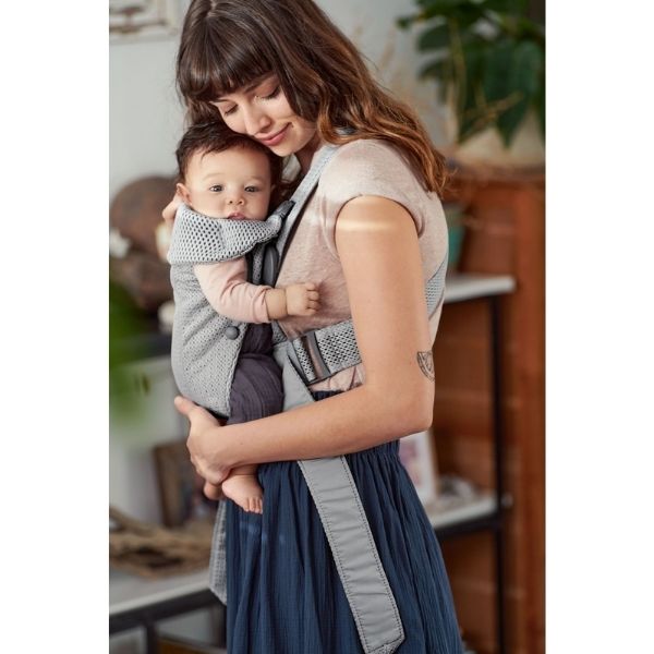 BabyBjorn Baby Carrier Mini Grey 3D Mesh