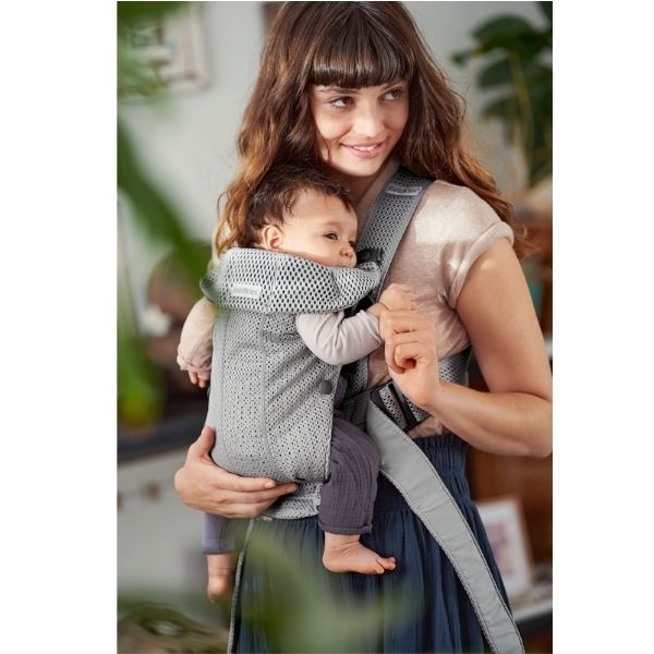 BabyBjorn Baby Carrier Mini Grey 3D Mesh