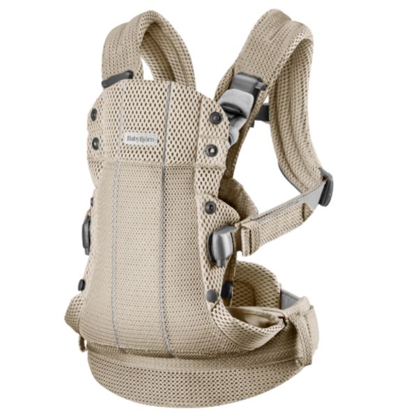 BabyBjorn Baby Carrier Harmony 3D Mesh Grey Beige
