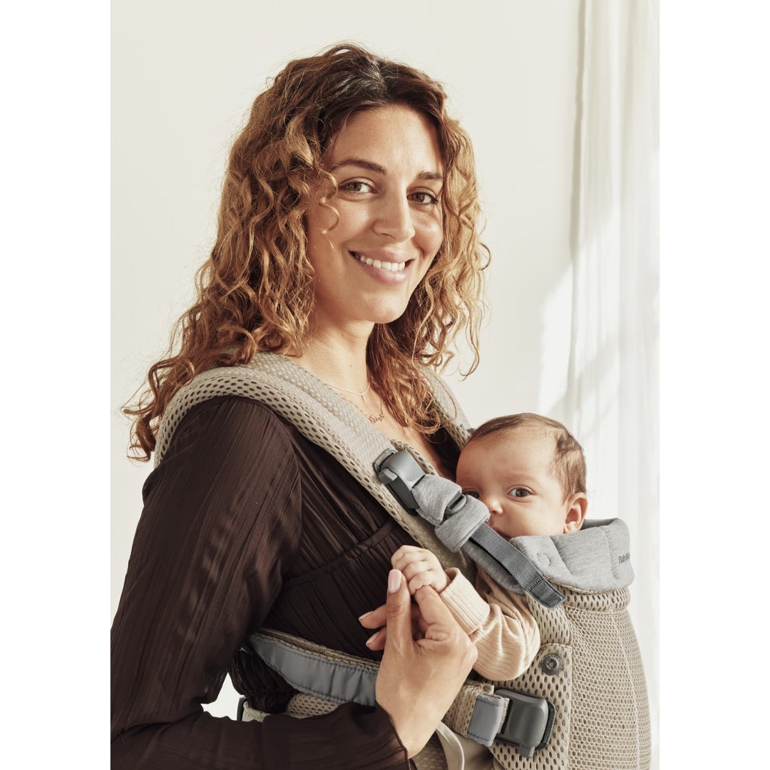 BabyBjorn Baby Carrier Harmony 3D Mesh Grey Beige