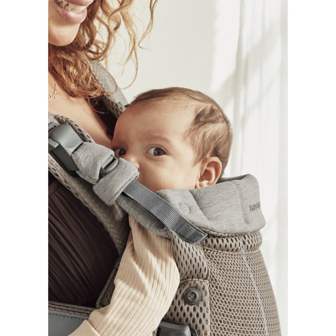 BabyBjorn Baby Carrier Harmony 3D Mesh Grey Beige